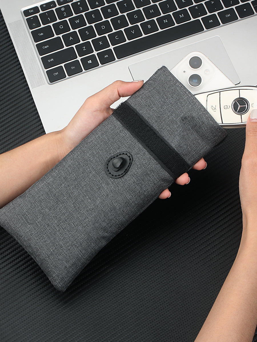 Pochette Smartphone Blindée QALIONA™ – Protection Anti‑Ondes pour Téléphone Portable