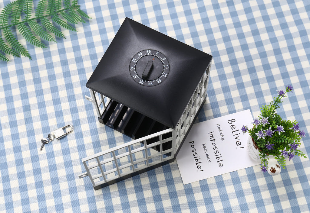 Cell Phone Storage Box Bracket Cage Timer Cell Phone Prison