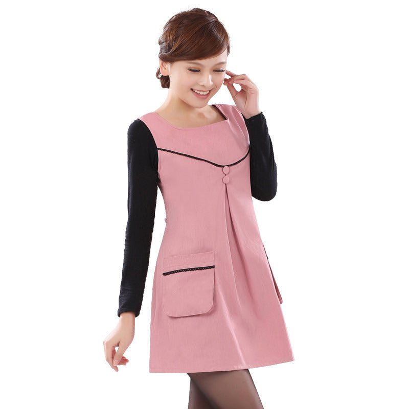 Tablier Anti‑Ondes Grossesse QALIONA™ – Protection EMF pour Future Maman & Bébé