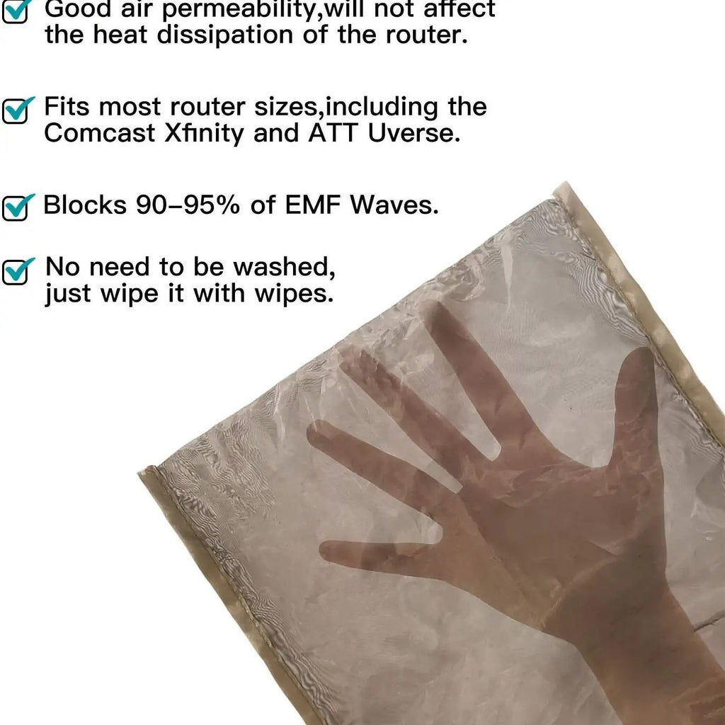 Boîtier Anti‑Radiation QALIONA™ – Coffre de Protection pour Box Internet & Routeur